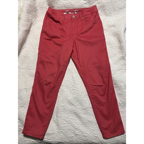 Seven 7 High Rise Skinny Crop Jeans Ankle Colored Denim Bottoms Womens Size 12 - Picture 1 of 8